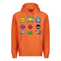 Carrot geometry dash insane Premium Hoodie - linhVisuals