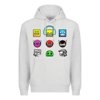 Dove Grey geometry dash insane Premium Hoodie - linhVisuals