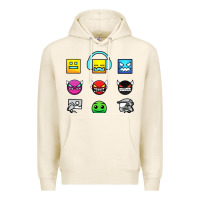 Tofu geometry dash insane Premium Hoodie - linhVisuals
