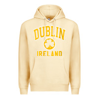 Pina Colada womens dublin ireland varsity style shamrock green with amber print v Premium Hoodie - linhVisuals