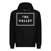 Black san fernando valley sfv valley los angeles trendy design t shirt Premium Hoodie - linhVisuals