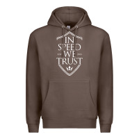Coffee in speed we trust Premium Hoodie - linhVisuals