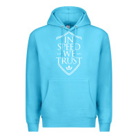 Ocean Blue in speed we trust Premium Hoodie - linhVisuals