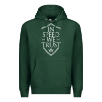 Sports Green in speed we trust Premium Hoodie - linhVisuals