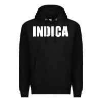 Black indica Premium Hoodie - linhVisuals