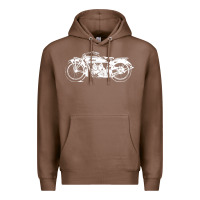 Chestnut indian scout motorcycle Premium Hoodie - linhVisuals