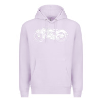 Lilac indian scout motorcycle Premium Hoodie - linhVisuals