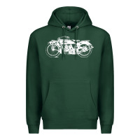Sports Green indian scout motorcycle Premium Hoodie - linhVisuals