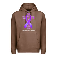 Chestnut pancreatic cancer t shirtfaith hope love pancreatic cancer warrior t s Premium Hoodie - linhVisuals