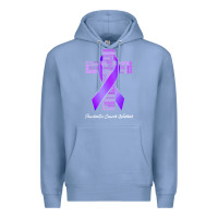 Colony Blue pancreatic cancer t shirtfaith hope love pancreatic cancer warrior t s Premium Hoodie - linhVisuals