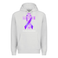 Dove Grey pancreatic cancer t shirtfaith hope love pancreatic cancer warrior t s Premium Hoodie - linhVisuals