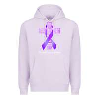 Lilac pancreatic cancer t shirtfaith hope love pancreatic cancer warrior t s Premium Hoodie - linhVisuals