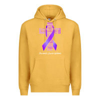 Mustard pancreatic cancer t shirtfaith hope love pancreatic cancer warrior t s Premium Hoodie - linhVisuals