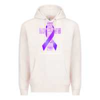 Pale Pink pancreatic cancer t shirtfaith hope love pancreatic cancer warrior t s Premium Hoodie - linhVisuals