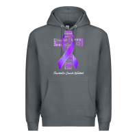 Rock pancreatic cancer t shirtfaith hope love pancreatic cancer warrior t s Premium Hoodie - linhVisuals
