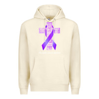 Sandshell pancreatic cancer t shirtfaith hope love pancreatic cancer warrior t s Premium Hoodie - linhVisuals