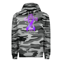Slate Camo pancreatic cancer t shirtfaith hope love pancreatic cancer warrior t s Premium Hoodie - linhVisuals