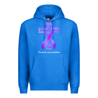 True Royal pancreatic cancer t shirtfaith hope love pancreatic cancer warrior t s Premium Hoodie - linhVisuals