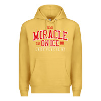 Antique Gold miracle on ice Premium Hoodie - linhVisuals