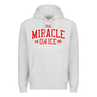Dove Grey miracle on ice Premium Hoodie - linhVisuals
