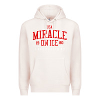 Pale Pink miracle on ice Premium Hoodie - linhVisuals