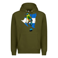 Army Green nicaragua guardabarranco, nicaragua t shirt Premium Hoodie - linhVisuals