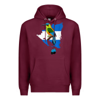 Burgundy nicaragua guardabarranco, nicaragua t shirt Premium Hoodie - linhVisuals