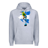 Heather Grey nicaragua guardabarranco, nicaragua t shirt Premium Hoodie - linhVisuals