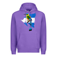 Purple nicaragua guardabarranco, nicaragua t shirt Premium Hoodie - linhVisuals