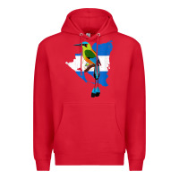 Red nicaragua guardabarranco, nicaragua t shirt Premium Hoodie - linhVisuals