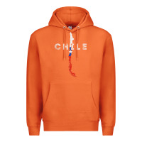 Carrot chilean map and flag   distressed chile souvenir t shirt Premium Hoodie - linhVisuals