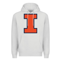 Dove Grey illinois Premium Hoodie - linhVisuals