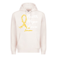Pale Pink sarcoma awareness t  shirt sarcoma awareness faith hope love   in this Premium Hoodie - linhVisuals