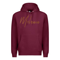 Burgundy womens melanin for black history v neck t shirt Premium Hoodie - linhVisuals