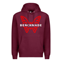 Burgundy Benchmade Premium Hoodie - linhVisuals