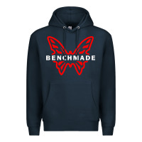 Navy Benchmade Premium Hoodie - linhVisuals