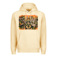 Pina Colada camouflage bunny background Premium Hoodie - BarkalooDesign