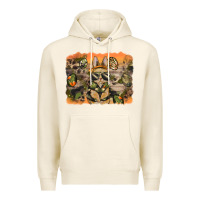 Tofu camouflage bunny background Premium Hoodie - BarkalooDesign