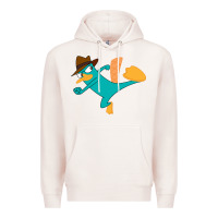 Pale Pink perry the platypus Premium Hoodie - linhVisuals