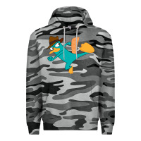 Slate Camo perry the platypus Premium Hoodie - linhVisuals