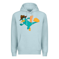 Blue Mist perry the platypus Premium Hoodie - linhVisuals