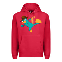 Cardinal perry the platypus Premium Hoodie - linhVisuals