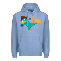 Colony Blue perry the platypus Premium Hoodie - linhVisuals