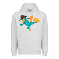 Dove Grey perry the platypus Premium Hoodie - linhVisuals