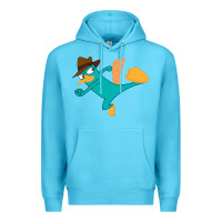 Ocean Blue perry the platypus Premium Hoodie - linhVisuals