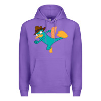 Purple perry the platypus Premium Hoodie - linhVisuals