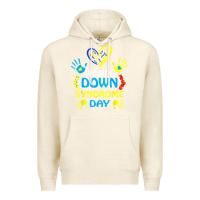 Tofu world down syndrome day t shirt support and awareness 3.21 t shirt Premium Hoodie - linhVisuals