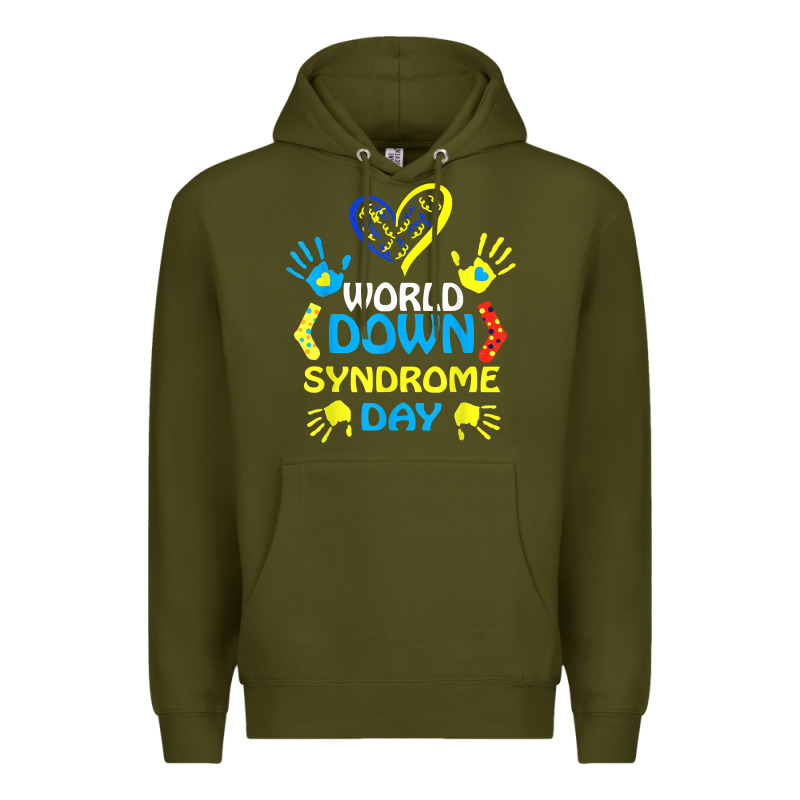 World Down Syndrome Day T Shirt Support And Awareness 3.21 T Shirt Premium Hoodie by linhVisuals | Teevron