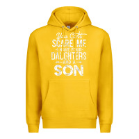 Lemon you can't scare me i have four daughters and a son funny dad t shirt Premium Hoodie - linhVisuals