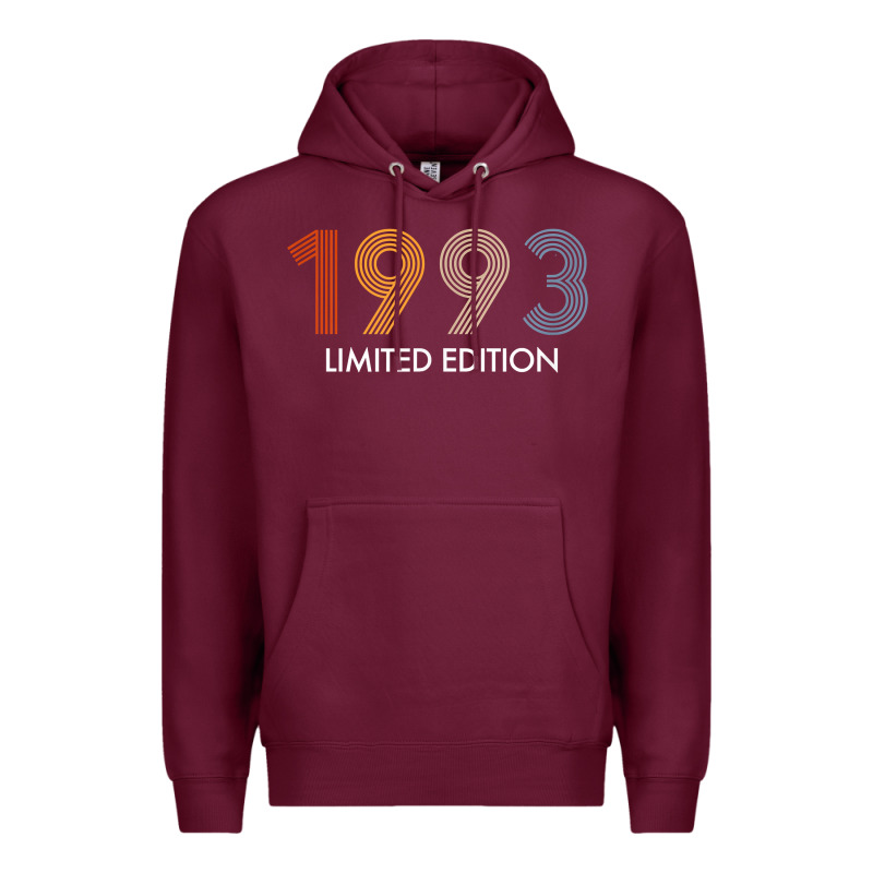 Retro 29 Years Vintage 1993 Limited Edition 29th Birthday T Shirt Premium Hoodie by linhVisuals | Teevron